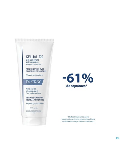 Ducray Kelual Ds Gel Nettoyant A/squam 200ml Nf