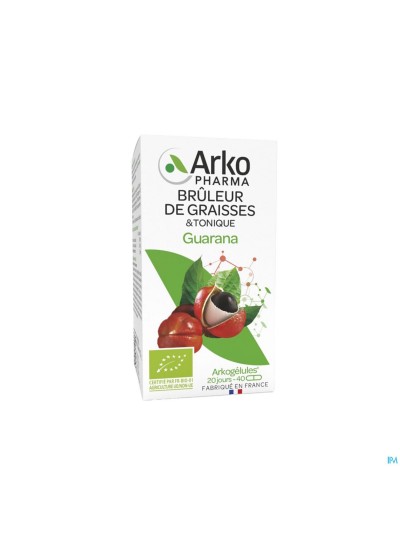 Arkogelules Guarana Bio Caps 40