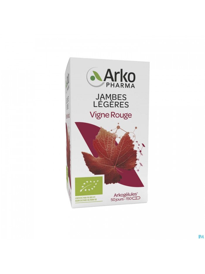 Arkogelules Vigne Rouge Bio Caps 150 Nf