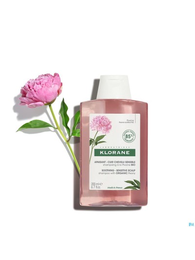 Klorane Capil. Shampoo Bio Pioenroos 200ml