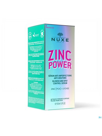 Nuxe Zinc Power Serum A/imperfections 30ml
