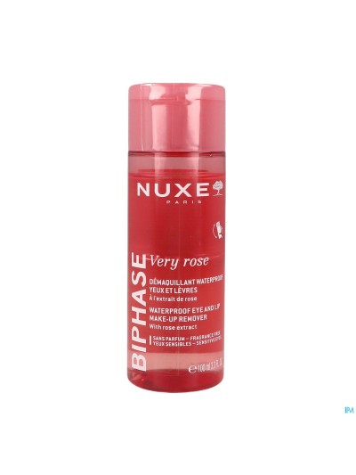 Nuxe Very Rose Waterproof Eye Make Up Remover 100
