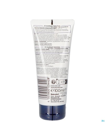 Eucerin Urearepair Creme Pieds 10% Uree Tube 100ml