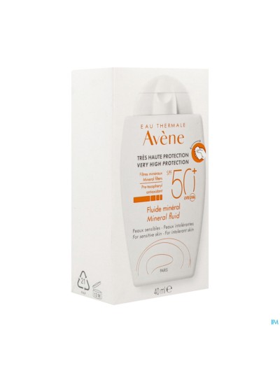 Avene Zon Spf50+ Minerale Fluide 40ml