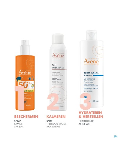 Avene Zon Spf50+ Spray Familie 400ml