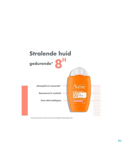 Avene Sol Spf50+ Ultra Fluid Eclat Radiance 50ml