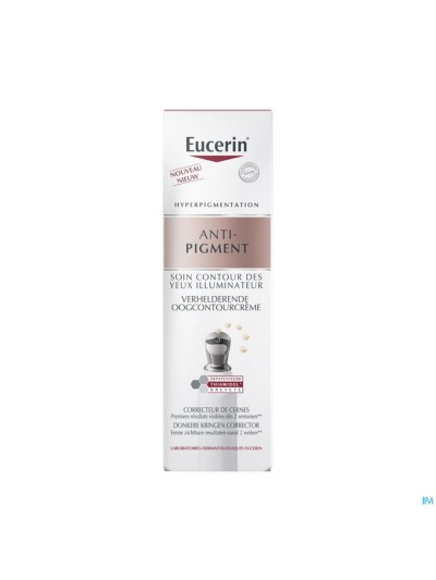 Eucerin A/pigment Soin Contour Yeux Illumin. 15ml