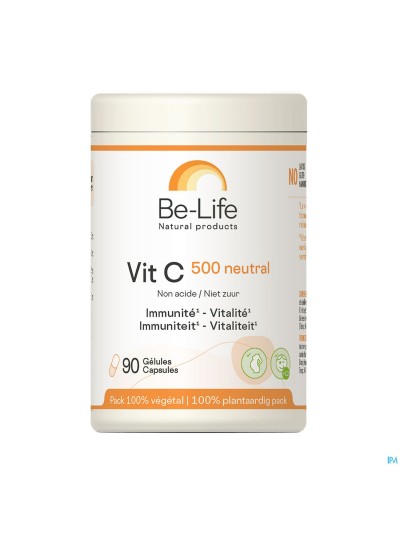 Vit C 500 Neutral Be Life Caps 90 Nf Verv.3274537