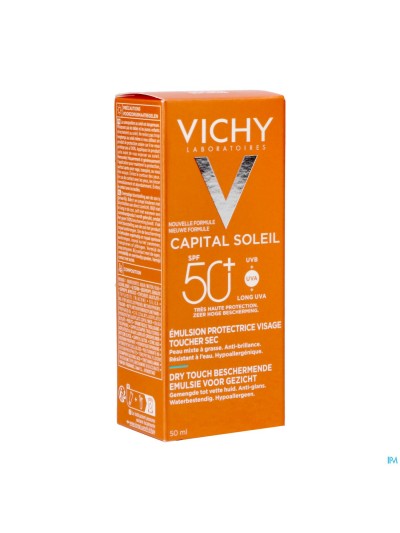 Vichy Cap Sol Cr Visage Toucher Sec Spf50+ 50ml