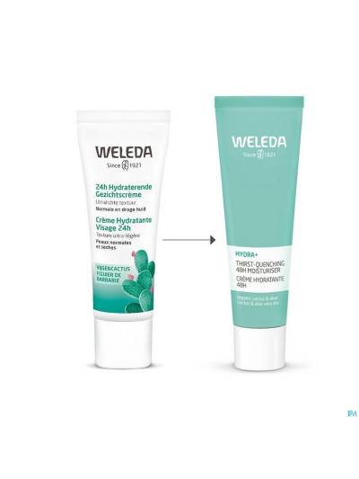 Weleda Hydra+ 48h Hydraterende Gezichtscreme 30ml