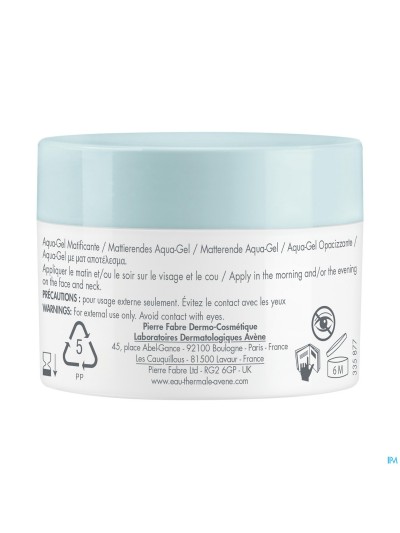 Avene Cleanance Aqua Gel Matifiant 50ml