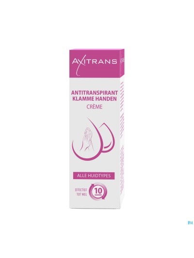 Axitrans Klamme Handen Creme Tube 50ml