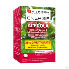 Energie Acerola 35% Gratis Kauwtabletten 60
