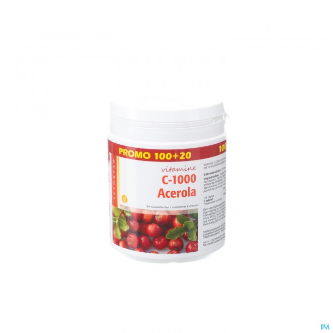 Fytostar Vitamine-energie Vit C1000&aceroltabl 120