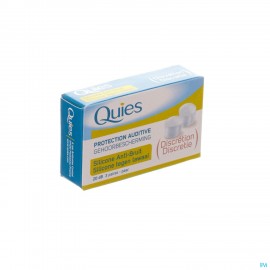 Quies Protection Audit.a/bruit Silicone 3 Paires